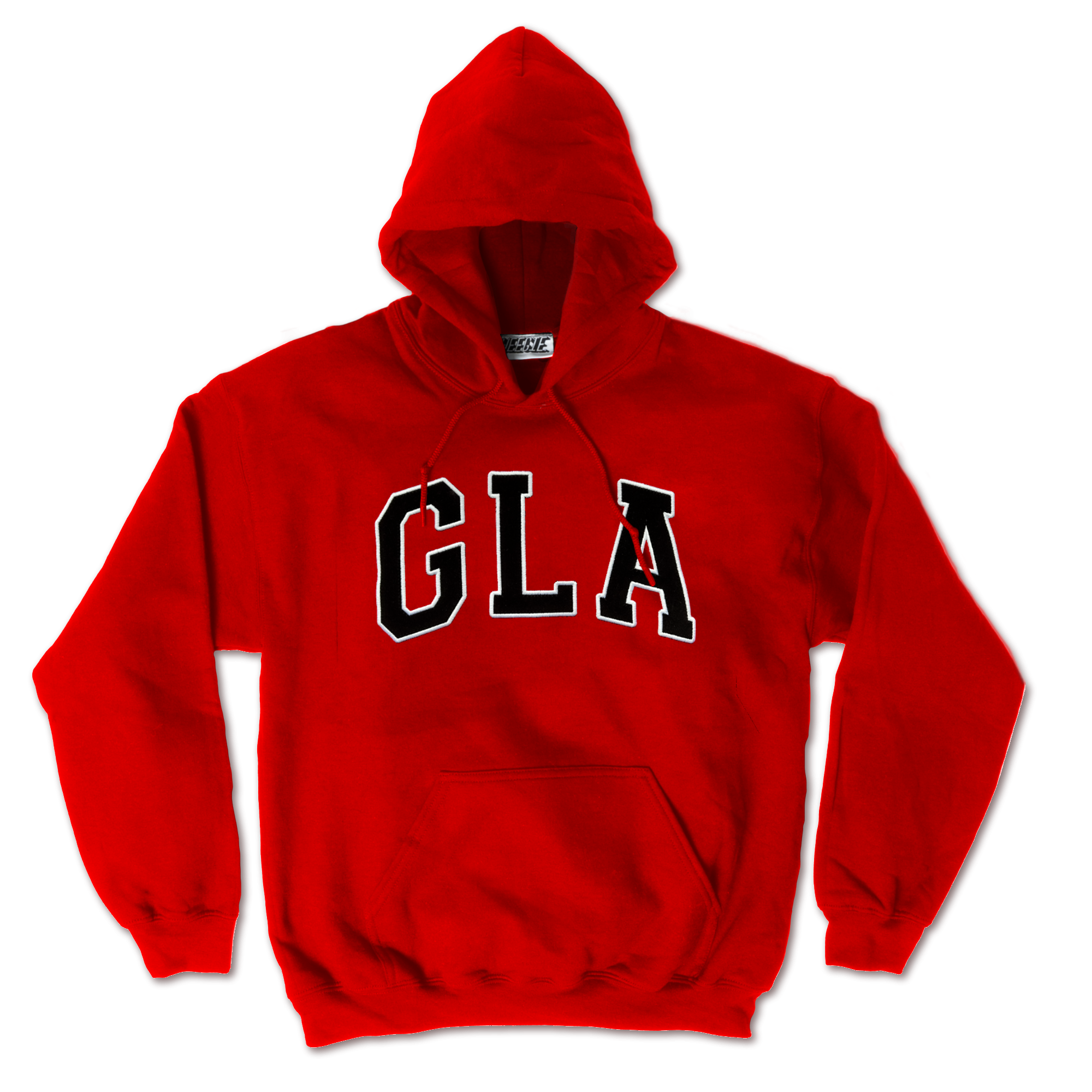 skab Beskatning Gæstfrihed GLA Varsity' Hoodie (Red) - weegie. / Scottish Streetwear