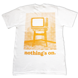 'Nothing's On' Tee (White) 📺