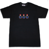 3 Marios on the Shirt - Black Tee